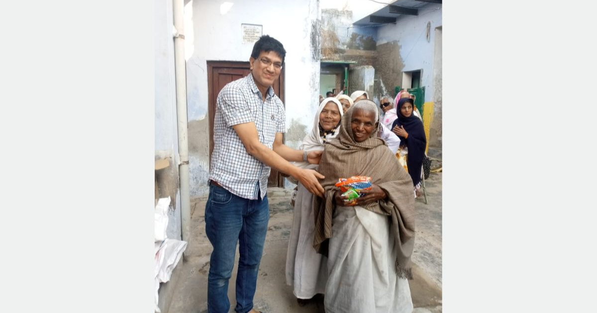 Pranab Saikia’s Inspiring Journey of Compassion for 300 widows of Vrindavan